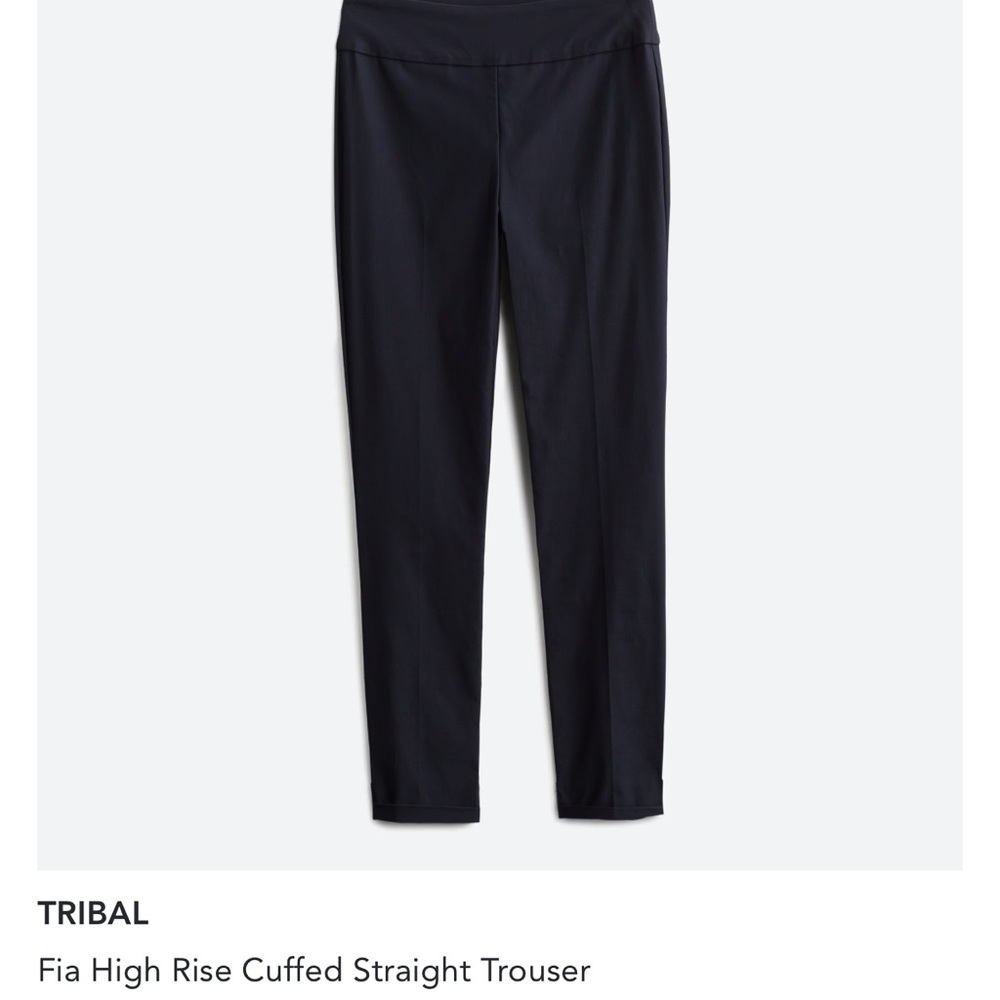 Cuffed ankle pull on pants